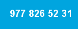 977 826 52 31 977 826 52 31